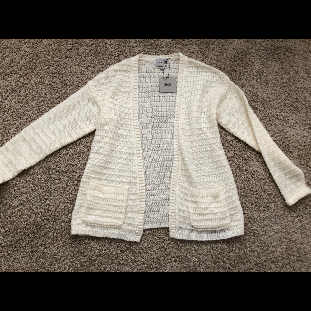 Cream cardigan